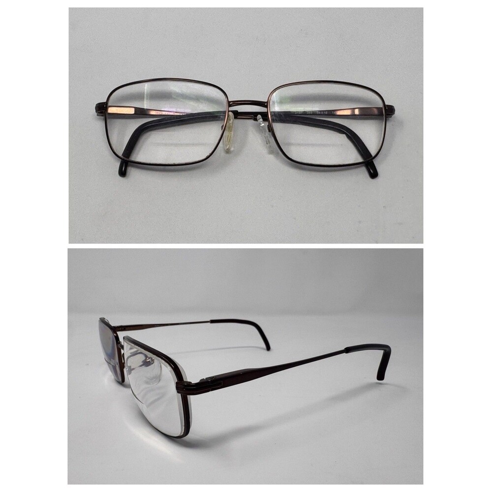 Steroflex 2197 355 Eyeglass Frames 54-18-140 Brown Tortoise